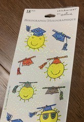 Hallmark Stickeroni Stickers, Graduation Theme, 10 Sheets, 138 Stickers