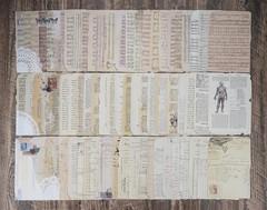 150 Sheets of Scrapbook Paper, Vintage Journaling Supplies Craft Kits for Bullet