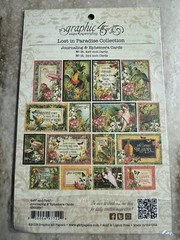 Graphic 45 **LOST IN PARADISE** Journaling & Ephemera CARDS Birds NEW