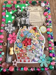 Memory Lane! 5 Vintage Junk Journal Ephemera Cards With Envelopes. Repurpose