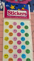 Vintage Stickers OTC Prism Smiley Faces Taiwan New Pack
