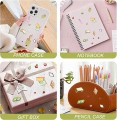 4 Oversized 3D DIY Stickers, Waterproof Quiet Book with Forests Decorating Mobil