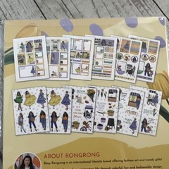Rongrong The Tulip Market Planner Sticker Pack Boho Cottagecore Scrapbooking