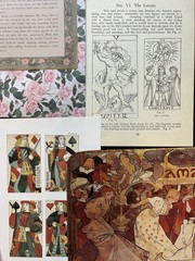 Junk Journal 80+ pieces Red Pink Love Curated Lot Unique Book Pages & more