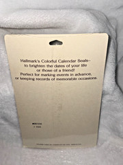 New Sealed Vintage 1979 Hallmark All Occasion Calendar Reminder Stickers