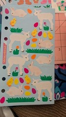 Vintage Stickers Stickopotamus Easter Value Pack 6 Sheets Open But Complete