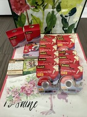 3M Scotch photo tape Scrapbooking Supplies kit Stickers Tags Die cuts paper lot