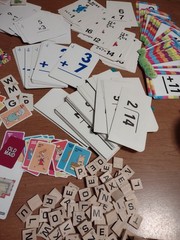Art & Junk Journaling Cards Scrabble Tiles Game Pieces Slides 1000+ Pcs