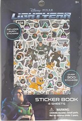 Lot of 1800 Stickers Star Wars, Disney Pixar Lightyear Includes Puffy