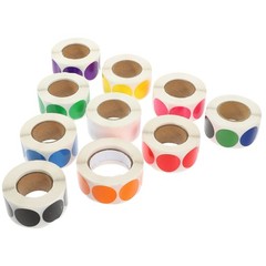 Color Coding Stickers Small Round Adhesive Dots for Home Storage and Decoration