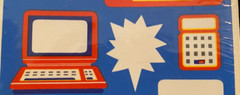NEW Vintage Hallmark Sticker 4 Sheet Package Computer Phone Etc. Memo Unopened