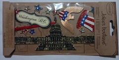 Jolee’s Boutique Glittered Washington DC Scrapbook Deminsional Stickers