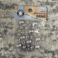 Crafter’s Closet | 6 x 30pc Self Stick Gems For Crafts | 180 Total pcs