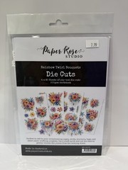 Paper Rose Scrapbooking LOT 12 x 12 Paper & Die Cuts