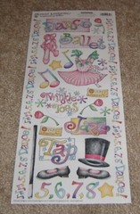 Creative Imaginations Renae Lindgren 5.5x12inch Sticker ~ Dance…Ballet, Jazz.
