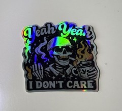 Funny Holographic Vinyl Stickers Pick Any 1 or Complete Set Car Laptop Phone