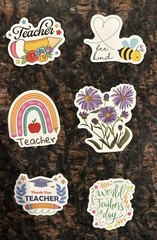 Teacher Appreciation Stickers Set Of 15/Worlds Best Teacher