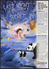 SANDYLION Stickers – Original 2001 Trade print AD / poster _ retailer promo ad