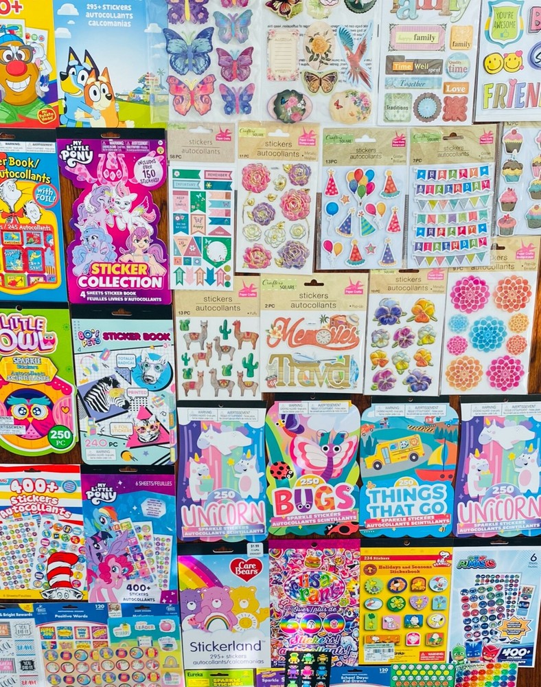 DIY Flower Gardens Zoo Scenes Farm Animals & Character Themes | 888 STICKERS
