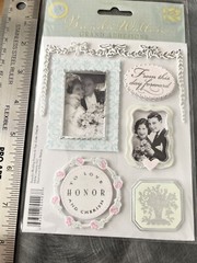 K & Company Brenda Walton Brenda’s Wedding Frames and Tags Dimensional Stickers