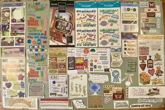 Large Lot of GRANPARENT Stickers, Cut-outs, Rub-ons, Etc. Frances Meyer, Etc