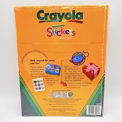 Crayola VTG Repositionable Stickers 3 Bright Colors New Sealed 45 Count. 85098