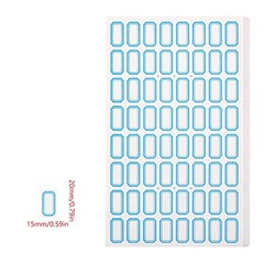 50 Sheets Adhesive Sticker Writeable Sticker Jams Label Sticker Household Labels