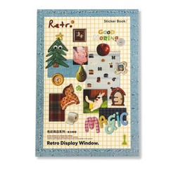 1300+ PCS Vintage Cute Scrapbook Sticker Book, 50 Sheets Retro & Ins Little O…