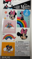 Disney Minnie Mouse Rainbow Stickers EK Success 20PC 8600762 Scrapbook Planner