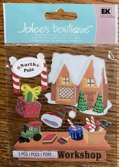 RARE Jolees Santa Claus Workshop North Pole Elf’s Toys CHRISTMAS Gifts Presents