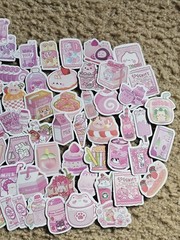 Lot Of Assorted Sweet Treat Stickers, Approximately 95 Stickers, Desserts Snacks