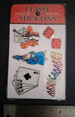 Vintage Stickers Wizard Magic Rainbow Prism Sticker Pack Sheet VTG 80s 90s
