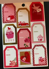 RECOLLECTIONS VALENTINE’S DAY STICKER BOOK 204 PC STICKERS 12 SHEETS ROMANCE