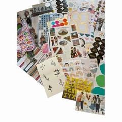 Huge Sticker Lot Scrapbook Planner Kawaii Vintage Ephemera Craft Bundle Destash