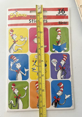 1000+ New Classroom Stickers Lot ~ Dr. Seuss Cat in the Hat, Smiley Faces, Bugs
