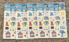 Vintage 5 Packs – 2 Sheets Per Pack Sandylion Blue’s Clues Stickers