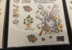Lot of 7 TULIP RUB ON TRANSFERS MPD# 62, 36, 90, 263, 261 & 59 Floral Plants