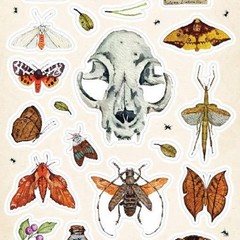 Nature Study Stickers – Animal Skull, Moths, & Insects Sticker Sheet