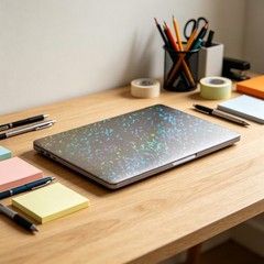 Holographic Clear Contact Paper – Peel & Stick Iridescent Laminate Sheets 15.75″