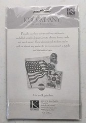 K & Company Grand Adhesions MARINES Puffy Sticker Sheet NEW