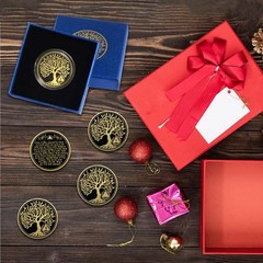 1 Year Sobriety Coin, Tree of Life AA Coins, AA Chips and Medallions, Recover…
