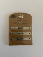 All My Memories Expressions Word Strips, Zipper Pulls and Word Charms – You Pick