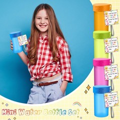 12 Set End of Year Gifts for Students 10 oz Water Bottles Bulk Colorful Snack…