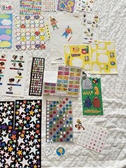 Huge Lot Of Various Vintage Scrapbooking Stickers Various Name Brands