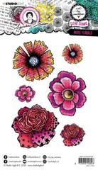 STUDIO LIGHT CLEAR ACRYLIC STAMPS – MIXED FLORALS