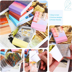 300 Sheets Washi Sticker Set, Aesthetic Washi Stickers for Journaling Decorative