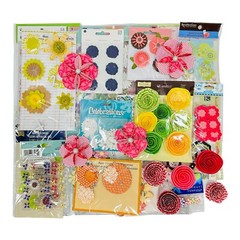 Lot Of 30+ Scrapbook Jolee’s Boutique + Jubilee + Other Gardening Flowers Bows