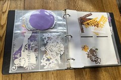 Binder Of Large Collection Of Scrapbooking Cutouts (DT-box1)