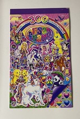 2013 Lisa Frank Sticker Book 4 Sheets 5.75in x 9.5in Over 300 Fantastic Stickers