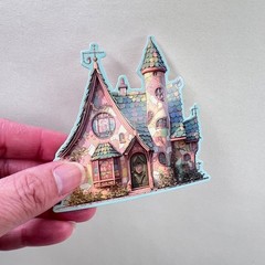 Fairy Tale Cottage Cardstock Stickers Junk Journal Scrapbooking